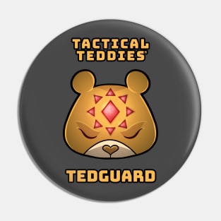 Tactical Teddies ® logo and Tedguard crest Pin