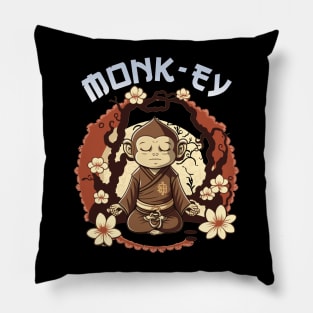 Monk-Ey Pillow