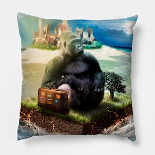 Crazy monkey Pillow