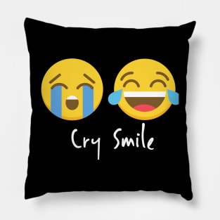 cry smile Pillow