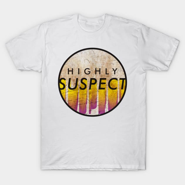 Selskab forræderi Til Ni Highly Suspect - VINTAGE YELLOW CIRCLE - Highly Suspect - T-Shirt |  TeePublic