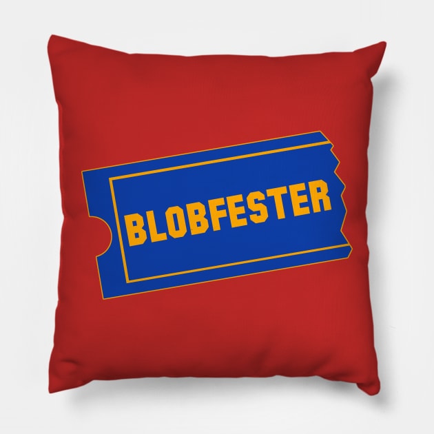 Blobfester Pillow by GloopTrekker
