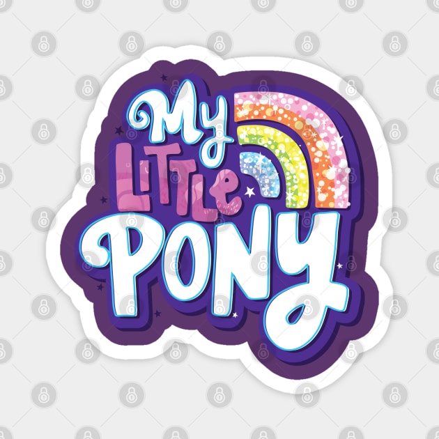 My Little Pony Logo Magnet by SketchedCrow