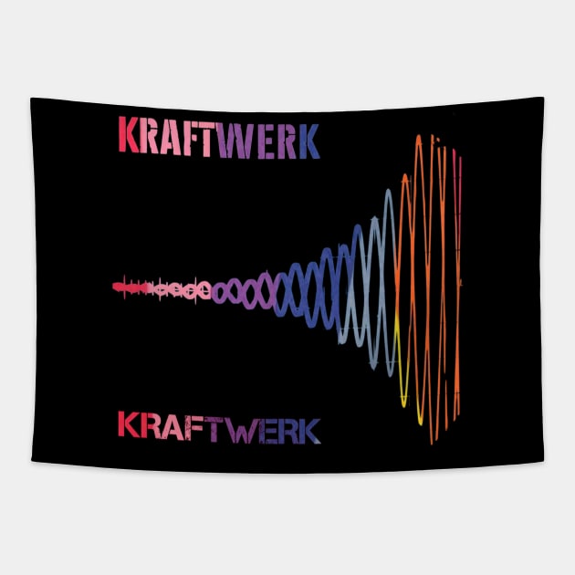 Kraftwerk t-shirt Tapestry by Masa sih