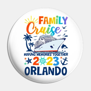 Orlando Cruise 2023 Family Friends Group Vacation Matching Pin