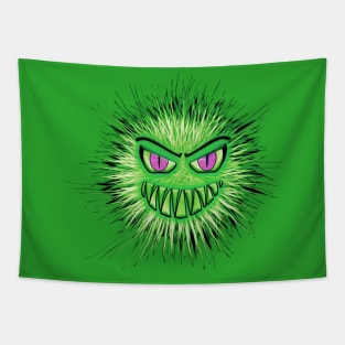 green monster face Tapestry