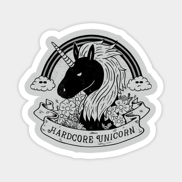 Hardcore Unicorn Magnet by Tobe_Fonseca