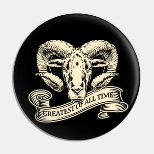 GOAT - Greatest of All Time Pin