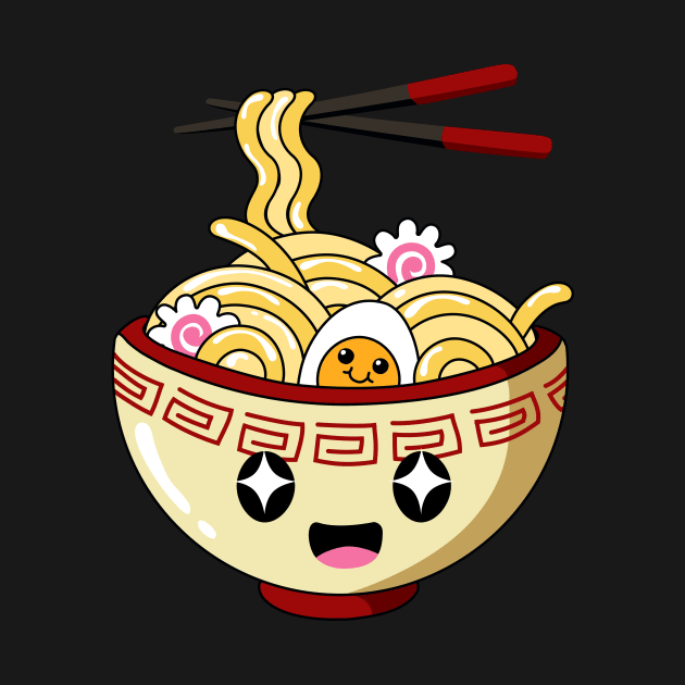 Cute Ramen Bowl - Kawaii ラーメン by NOSSIKKO