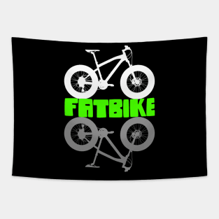 Fatbike, fat bike, fat tires bike bicycle lovers Tapestry