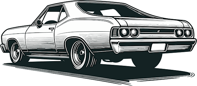 Chevrolet El Camino Kids T-Shirt by Vehicles-Art