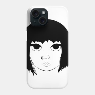 Manga Black Girl Phone Case