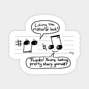 Musical Compliments Magnet