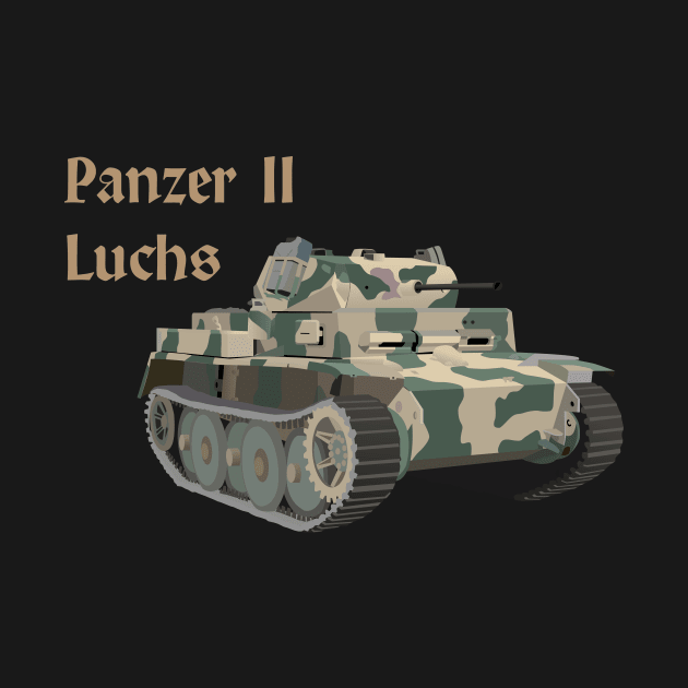 Panzer II Luchs German WW2 Battle Tank by NorseTech