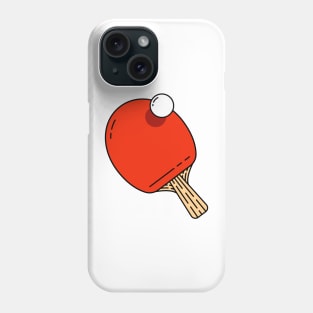 Ping Pong Paddle - Red Version - Not Text Pingpong Table Tennis Whiff Whaff Phone Case