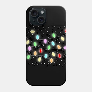 Colorful Christmas Lights Phone Case