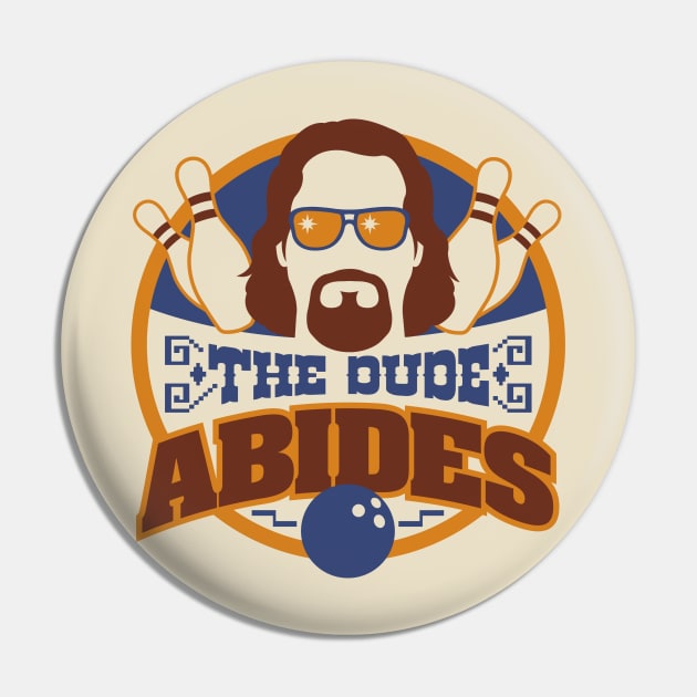 The Dude Abides Pin by DesignWise