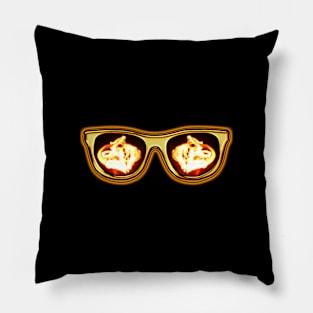 Fire Glasses Pillow