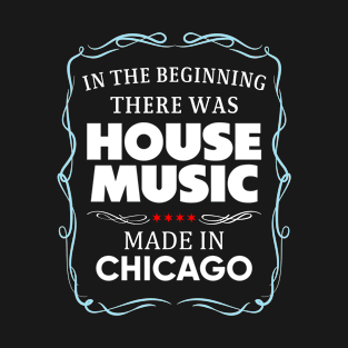 Chicago House Music Vintage EDM Rave Aesthetic DJ T-Shirt