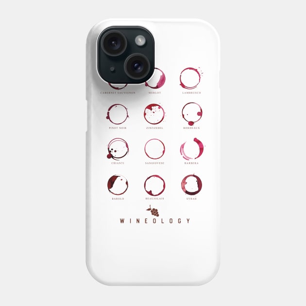 Red Wine Stains Phone Case by Dennson Creative