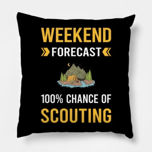 Weekend Forecast Scouting Scout Scouts Pillow