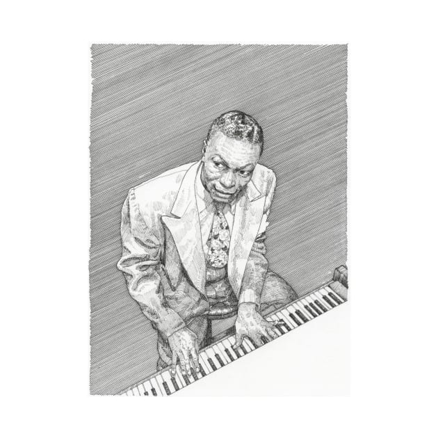 Nat king cole by maxwellillustration