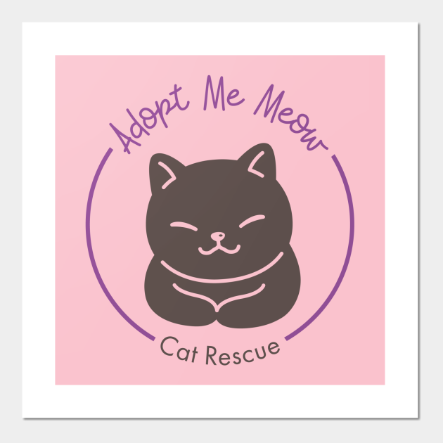 Adopt Me Meow - Cat Rescue - Plakat i Druk Artystyczny ...