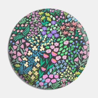 Pastel flower market floral pattern Pin