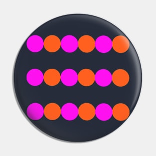 Stripe dots Pin