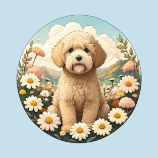 Cream Doodle In A Field Of Flowers T-Shirt