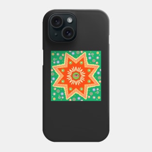 All seeing psychedelic illustration Phone Case