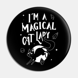 Witchy Magical Cat Lady Pin