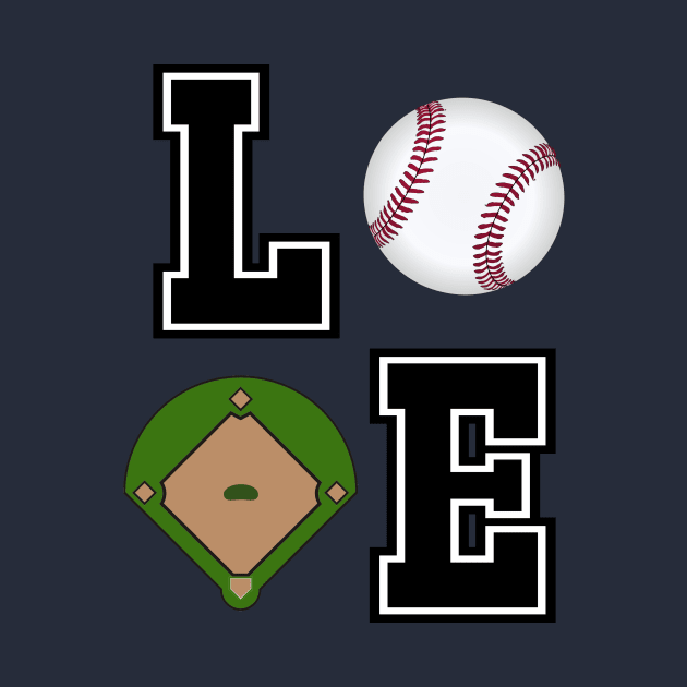 LOVE Baseball by tdkenterprises