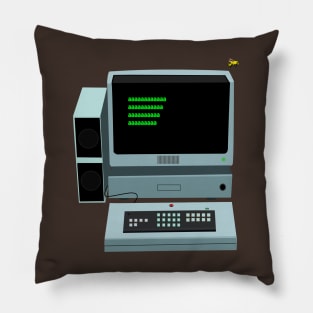 Old Computer Pillow