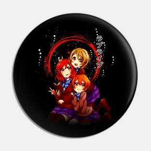 Hanayo's Rice Ball Rhapsody Anime Tee Pin