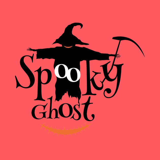 spooky Ghost - Halloween Gift by Designerabhijit