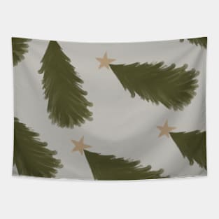 MINIMALIST SCANDINAVIAN / NORDIC CHRISTMAS TREE FOR CHRISTMAS SEASON Tapestry