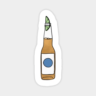 Watercolor Beer Bottle Magnet