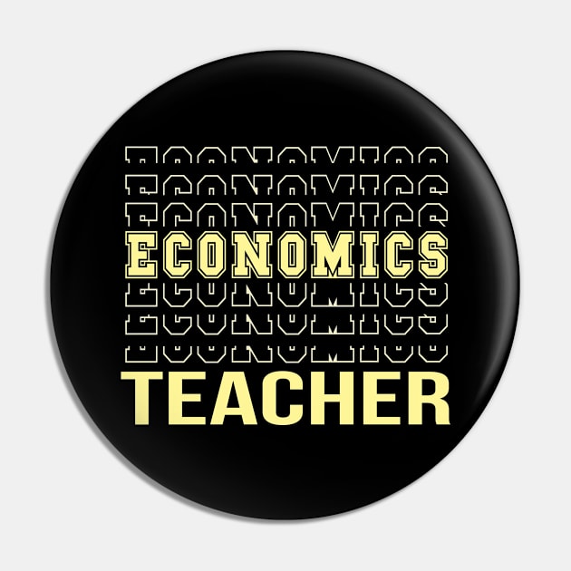 Economist Economy Economics Teacher Gift Pin by Foxxy Merch