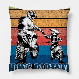 Father & So Riding Partners For Life Costume Gift Pillow