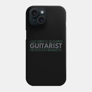 Guitarist Repeated Text Phone Case