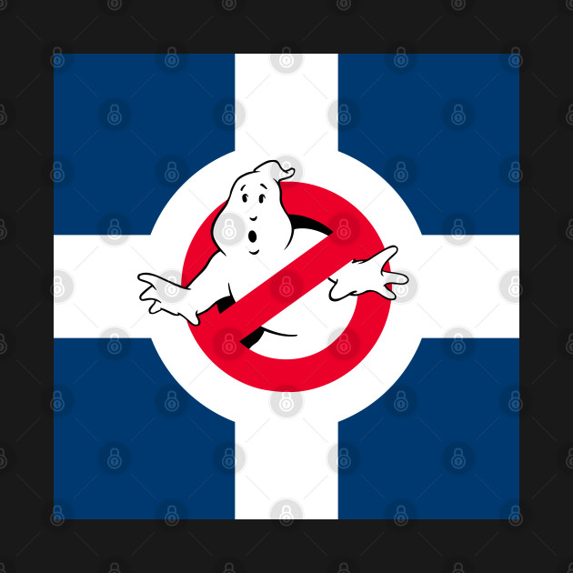 Circle City Ghostbusters Left Chest and Back Print by Circle City Ghostbusters