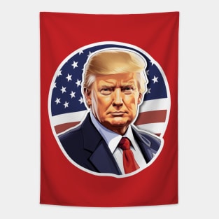 Trump Portrait Tapestry