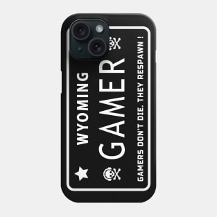 Wyoming State. Gamer. Phone Case