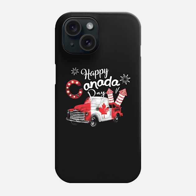 Happy Canada Day Phone Case by joneK