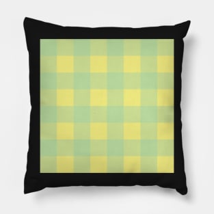 Orchard Plaid - Green and Yellow Pillow
