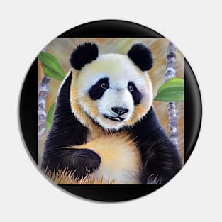 Giant Panda Painting Pin