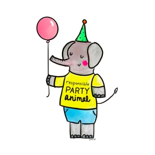 Responsible Party Animal Elephant T-Shirt