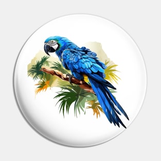 Hyacinth Macaw Pin