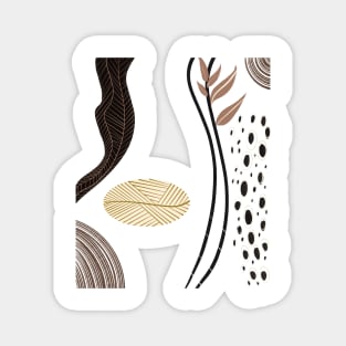 Boho Modern Shapes Magnet